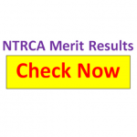 NTRCA Result 2021 (3rd Merit Result) ntrca teletalk bd result pdf