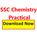 SSC Chemistry Practical 2021